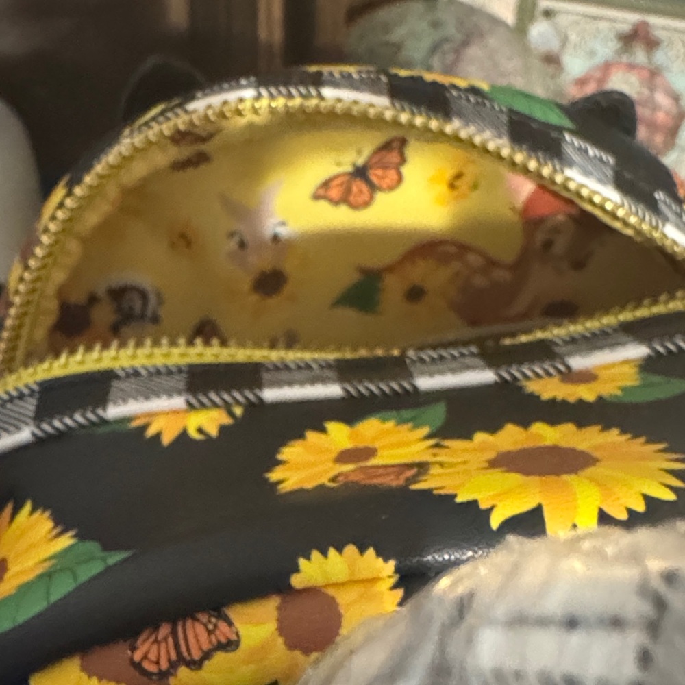 Loungefly Bambi Sunflower Backpack - Picture 4 of 4